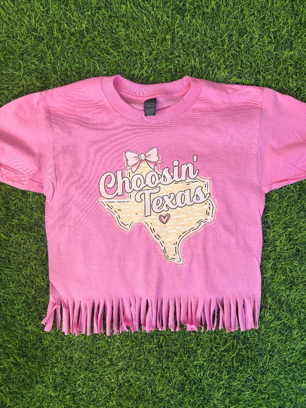 Youth Choosin' Texas Fringe Tee